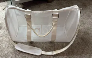 Alo Yoga Duffle Sheer Bag Gym White thumbnail 1