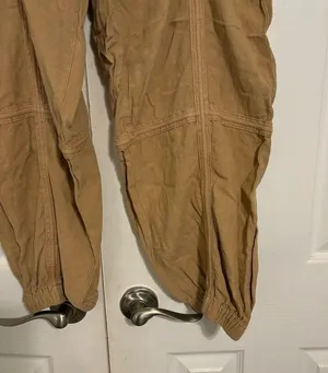 Urban Outfitters Isla Paper Bag Tan Cargo Pants thumbnail 5