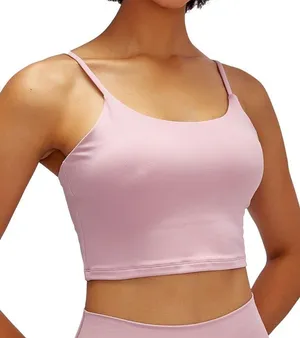 Workout Tank built in bra Pink thumbnail 1