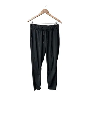 Lululemon On The Fly Pants Drawstring Waist Pull On *Woven 28" Black 6 thumbnail 2