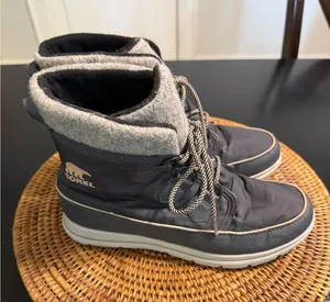 Sorel Explorer Joan Waterproof Winter Boots Gray Quarry NL3421-026 Womens 10‎ thumbnail 1