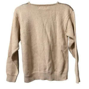 JANTZEN Petite Hand Embroidered Floral Sweater‎ Size Small Floral Grandmacore thumbnail 2