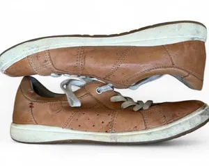 Josef Seibel Leather Sneaker in Brown thumbnail 1