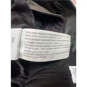 Abercrombie & Fitch NWT Vegan Leather 90s Straight Pant Ultra High Rise Black 27 thumbnail 16