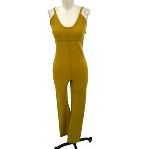 Free‎ People Movement All Star Onesie Jumpsuit Alchemy Yellow Size Medium thumbnail 3