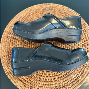 Dansko Shiny Black professional‎ nursing Shoes slip resistant size 38 thumbnail 8