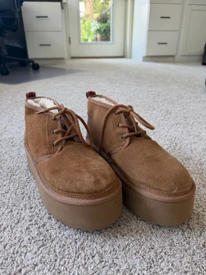 UGG Neumel Heritage Platform Boots Chestnut Brown thumbnail 4