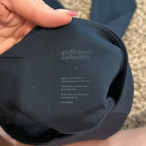 Girlfriend Collective Navy Blue Leggings Small thumbnail 10