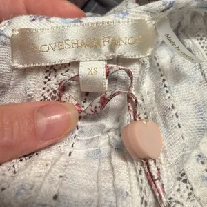 LoveShackFancy Natasha Dress in Calm Waters XS‎ thumbnail 8