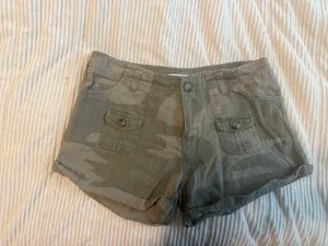 camo shorts low rise Green thumbnail 1