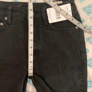 Free People Shorts Avery‎ Denim Black Ash 24 25 NWT thumbnail 11