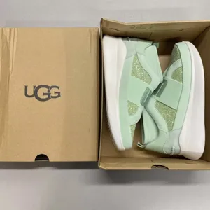 Ugg Sneaker Glitter Chunky Mint Green Spellout Graphic Strap Shoe Womens Size 7 thumbnail 8