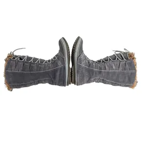 Sorel Tall Waterproof Winter Snow Boots Gray Faux Fur Womens 8‎ thumbnail 4
