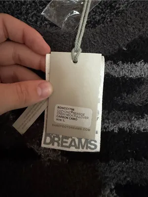 NWT Barefoot dream’s cozy chic seaside crewneck pullover size L thumbnail 4