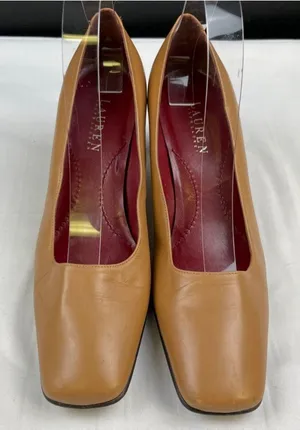 Ralph Lauren Women's Tan Shoes/Heels Sz 8.5B SKU 4311 thumbnail 1
