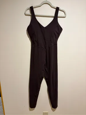 Vitality Cloud Jumpsuit Sleeveless Tank Athletic Active Brown Size Large thumbnail 2