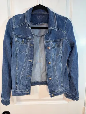 Riders by Lee Indigo Women's Denim Jean Jacket Size Small thumbnail 1