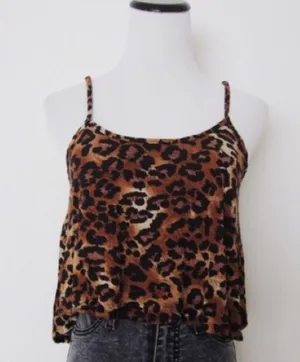Heart & Hips Cheetah Print Crop Top thumbnail 3