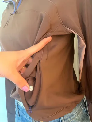 lululemon athletica Mauve Brown Workout Top thumbnail 4