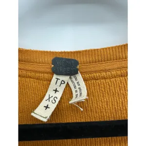 We The Free Womens Yellow‎ Thermal Knit Long Sleeve Shirt Size XS Henley Boho thumbnail 7