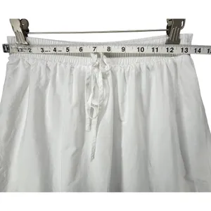 Moon River Eyelet Midi Skirt M White Cotton Floral Embroidery Feminine Boho Chic thumbnail 5