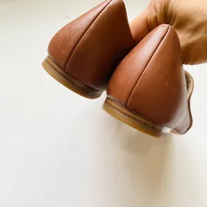 Cole Haan leather loafers in brown/tan thumbnail 3