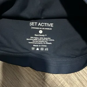 NWOT Set Active Sportysleeve Bra - Oxford thumbnail 4