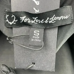 For Love & Lemons Black Blue Lave Lyla Open‎ Back Short Sleeve Mini Dress thumbnail 12