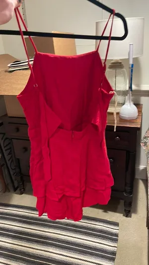 Altar'd State Red Romper thumbnail 2