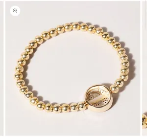 Clover Gold Beaded Bracelet thumbnail 2