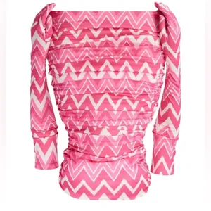 Miscreants Pink Zig Zag Strapless Mini Dress w Matching Gloves US 10/ UK 12 thumbnail 2