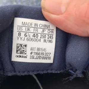 Adidas Womans Bounce Sneakers Sz 8 Navy thumbnail 7