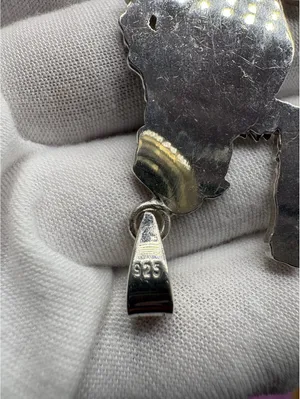 925 Sterling Silver Baseball Player Sports Charm Pendant, No Stone Silver thumbnail 8