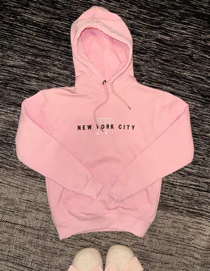 Pink NYC Sweatshirt Size M thumbnail 1