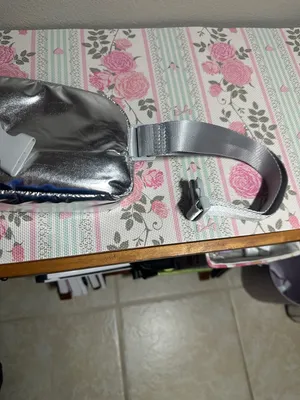 Adjustable Metallic Silver Mini Crossbody Bag NWT thumbnail 7