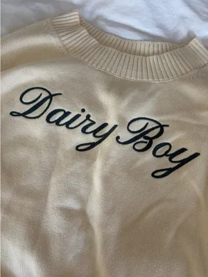 Diary Boy Southport Cream Sweater thumbnail 2