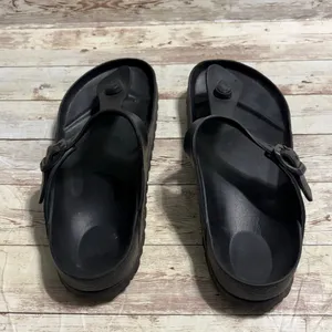Birkenstock Gizeh EVA Thong Sandals Size EU 37 Women's US 6.5 7 Black Rubber thumbnail 4
