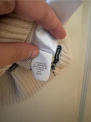 GAP Striped V-Neck Button Sweater Vest thumbnail 4