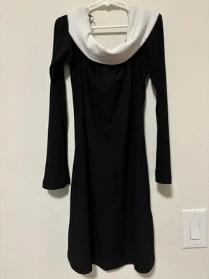 Princess Polly Off the Shoulder Mini Dress Black thumbnail 2
