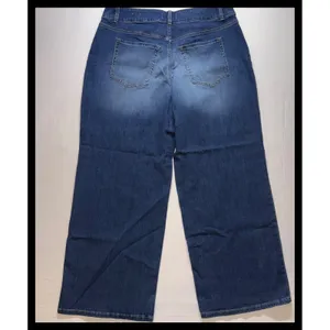 Lane‎ Bryant Jeans Womens 18 Blue High Rise Wide Leg Signature Fit Denim thumbnail 8