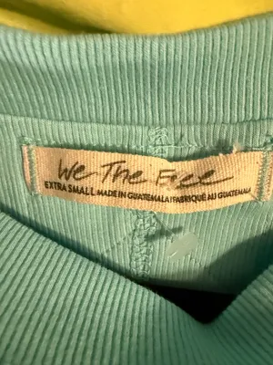 Free People Kate Sleeveless Ribbed Tank Top in Light Aqua thumbnail 4