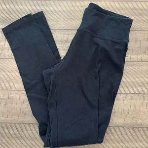 Aerie NWOT- Cotton Black High-Waisted Leggings thumbnail 1
