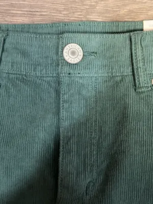 American Eagle Hi-Rise Corduroy Mini Skirt Green Super Stretch Size 2 NWT thumbnail 5