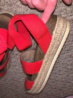 Platform Sandal Red Size 7 thumbnail 5