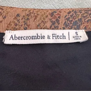 Abercrombie & Fitch Women’s Snake Skin Print Button-Up Mini Dress Size S thumbnail 4