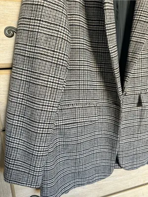 American Eagle Outfitters Plaid Blazer in Brown thumbnail 6
