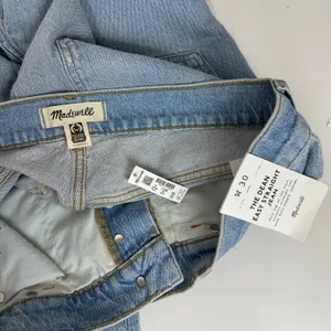 Madewell The Dean Easy Straight Foster Wash Light Blue Comfort Stretch US 30 NWT thumbnail 13