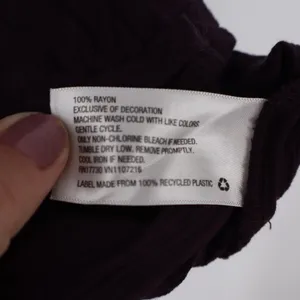 Mossimo Supply Co Womens Plum Purple Embroidered Boho Tassel Sundress Size M thumbnail 4