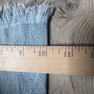 Kancan‎ High Rise Wide Leg Jeans Light Wash Frayed Hem KC7847M Womens 11/29 thumbnail 11