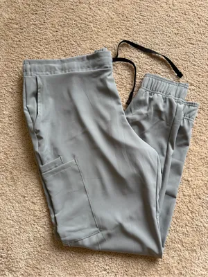 Medline Gray Jogger Scrub Pants Size L thumbnail 4